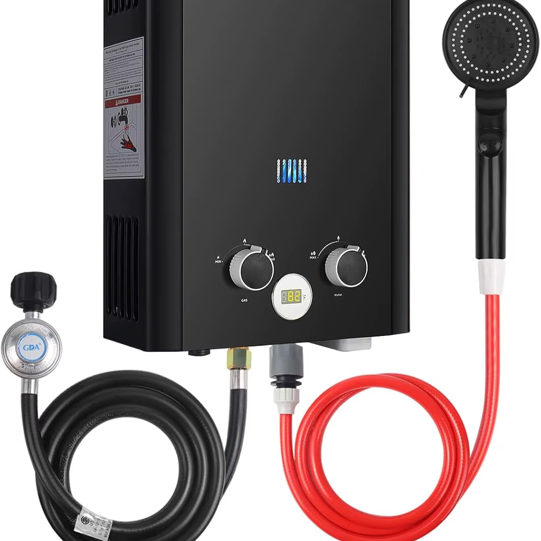 Outdoor Camping Heater - Tankless Water Heater Propane, 1.58GPM 5L