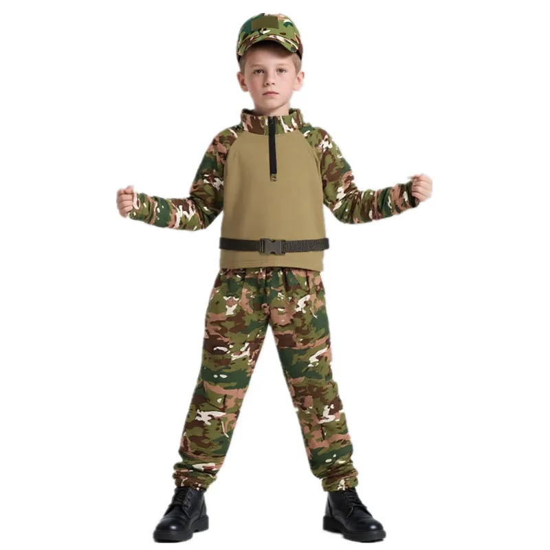 Outdoor Camping For Kids - Kids Adults Camouflage Frog Outfit Summer
