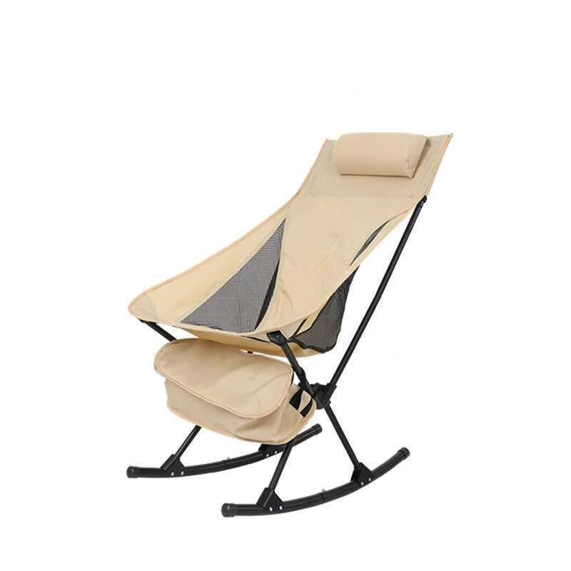 Folding Rocking Camping Chair  - Outdoor Camping Rocker 评论和价格