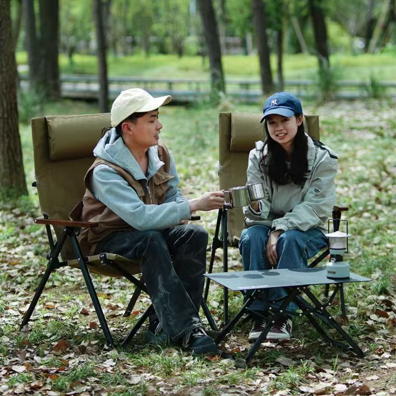 Folding High Back Beach Campin - Outdoor Camping Recliner 评论和价格