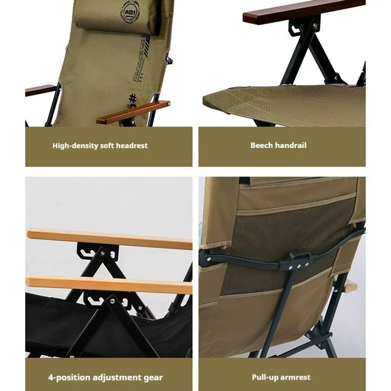 Folding High Back Beach Campin - Outdoor Camping Recliner 评论和价格