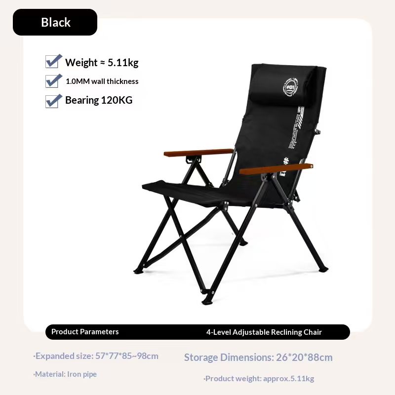 Folding High Back Beach Campin - Outdoor Camping Recliner 评论和价格
