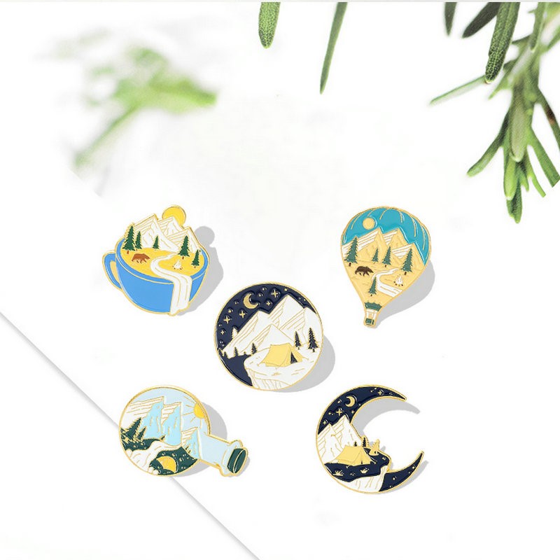 Camping Adventure Enamel Pins  - Outdoor Camping For Kids 评论和价格