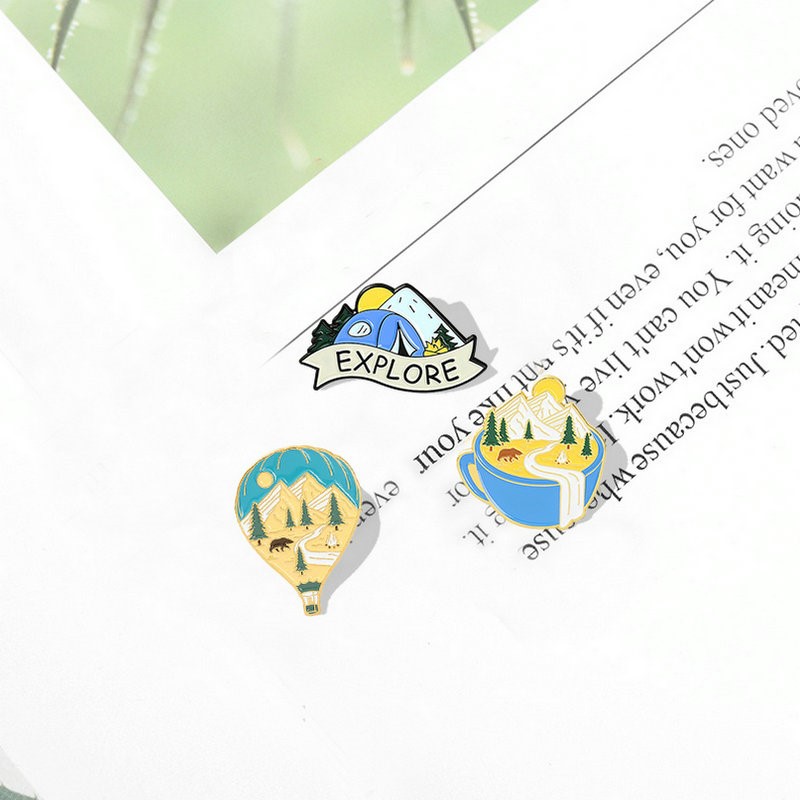 Camping Adventure Enamel Pins  - Outdoor Camping For Kids 评论和价格