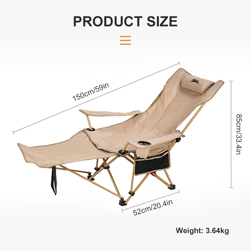 BRS 2-in-1 Reclining Camping C - Outdoor Camping Recliner 评论和价格