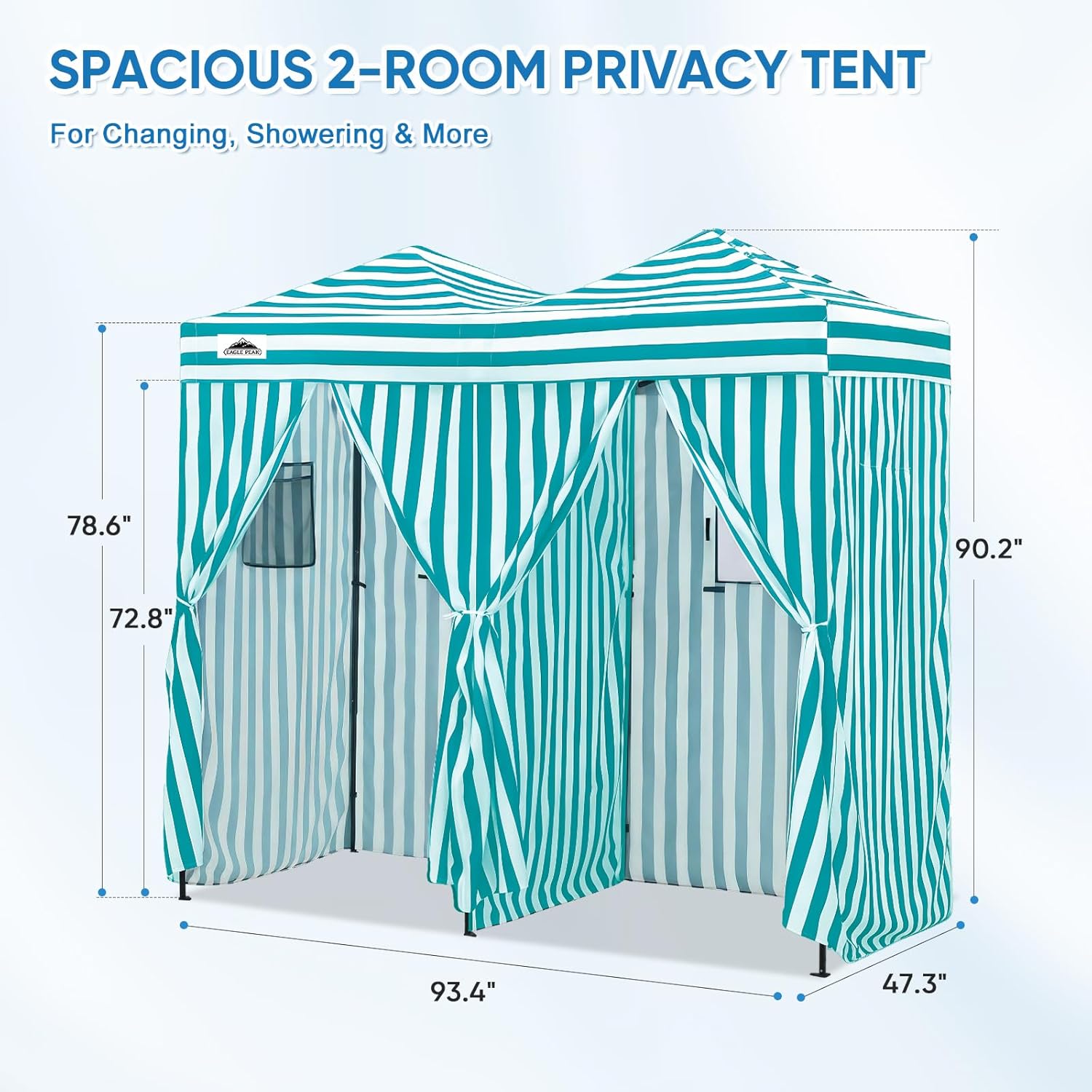 Outdoor Portable 2-Room Pop Ch - Outdoor Camping Tent 评论和价格