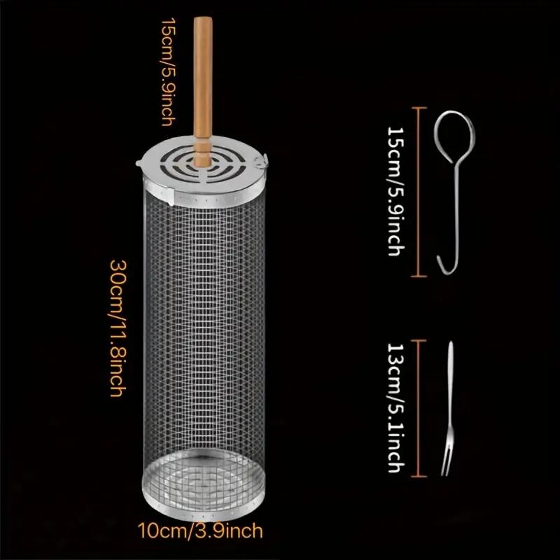 Stainless Steel BBQ Grill Bask - Outdoor Camping Bbq 评论和价格