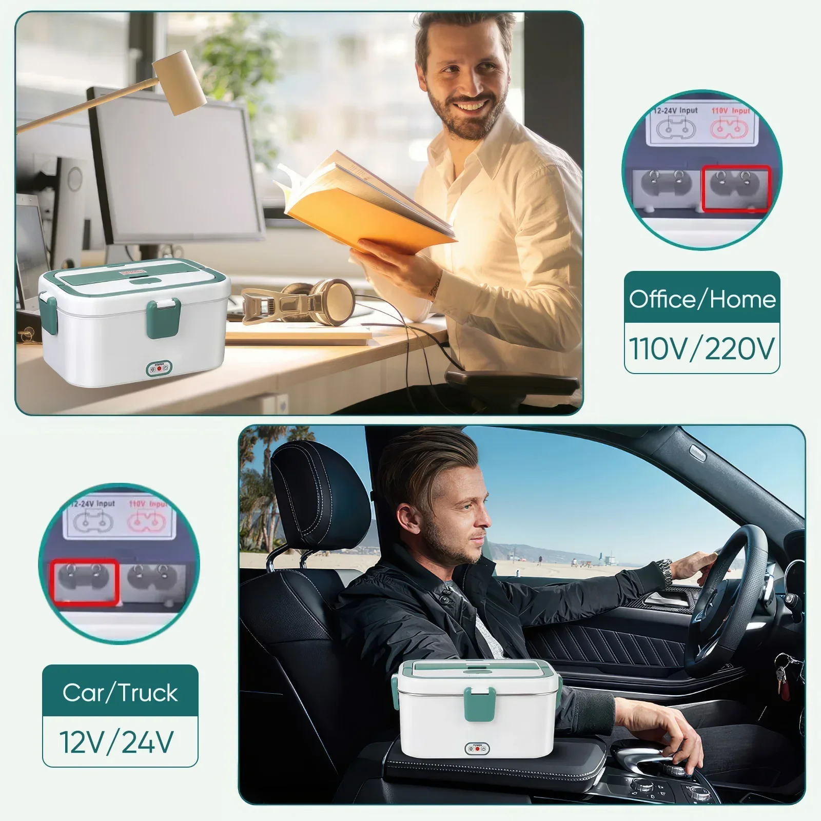 Electric Lunch Box Food Warmer - Outdoor Camping Heater 评论和价格