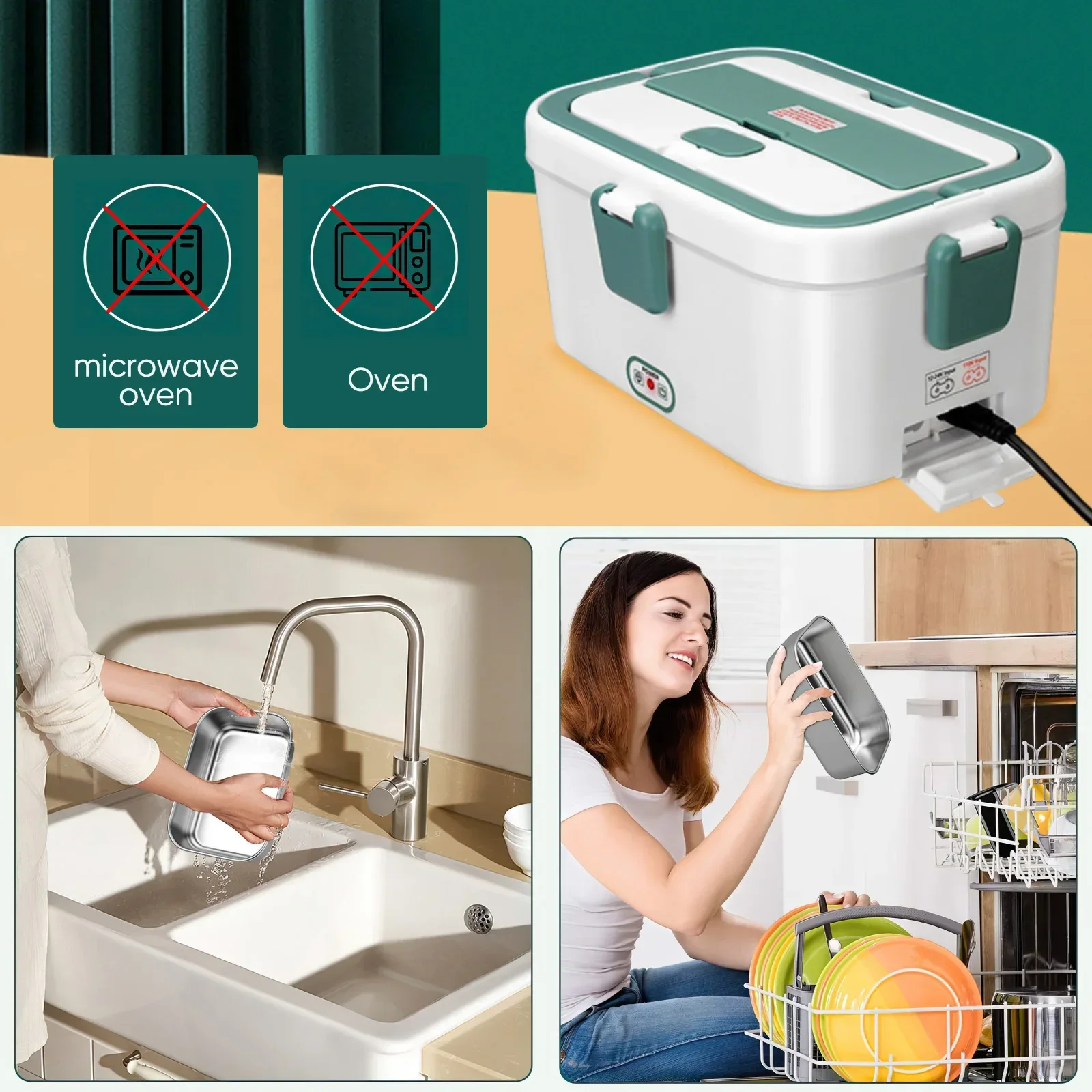 Electric Lunch Box Food Warmer - Outdoor Camping Heater 评论和价格