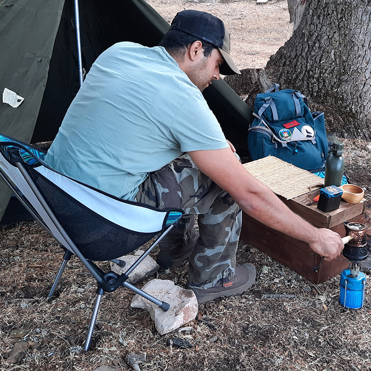 Portable Folding Camping Chair - Outdoor Camping Recliner 评论和价格