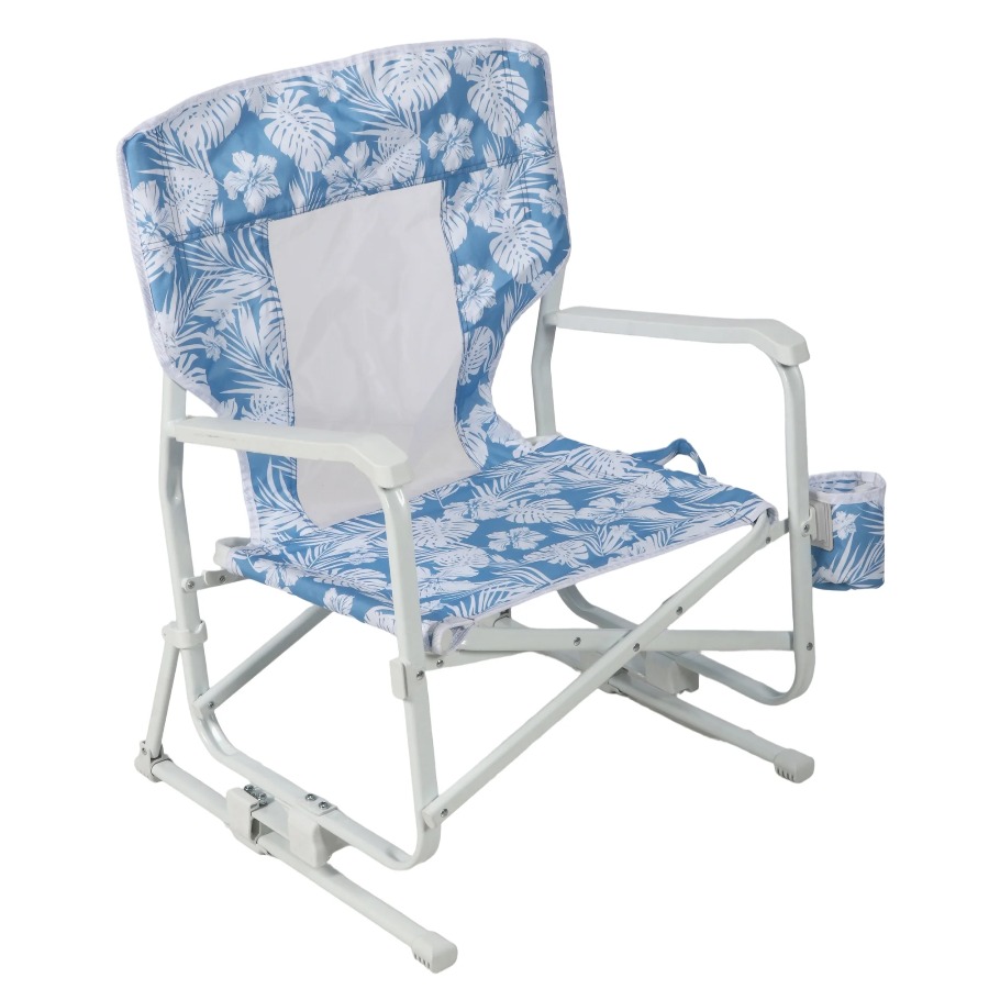 Mainstays Blue Low‑Sitting Bea - Outdoor Camping Rocker 评论和价格
