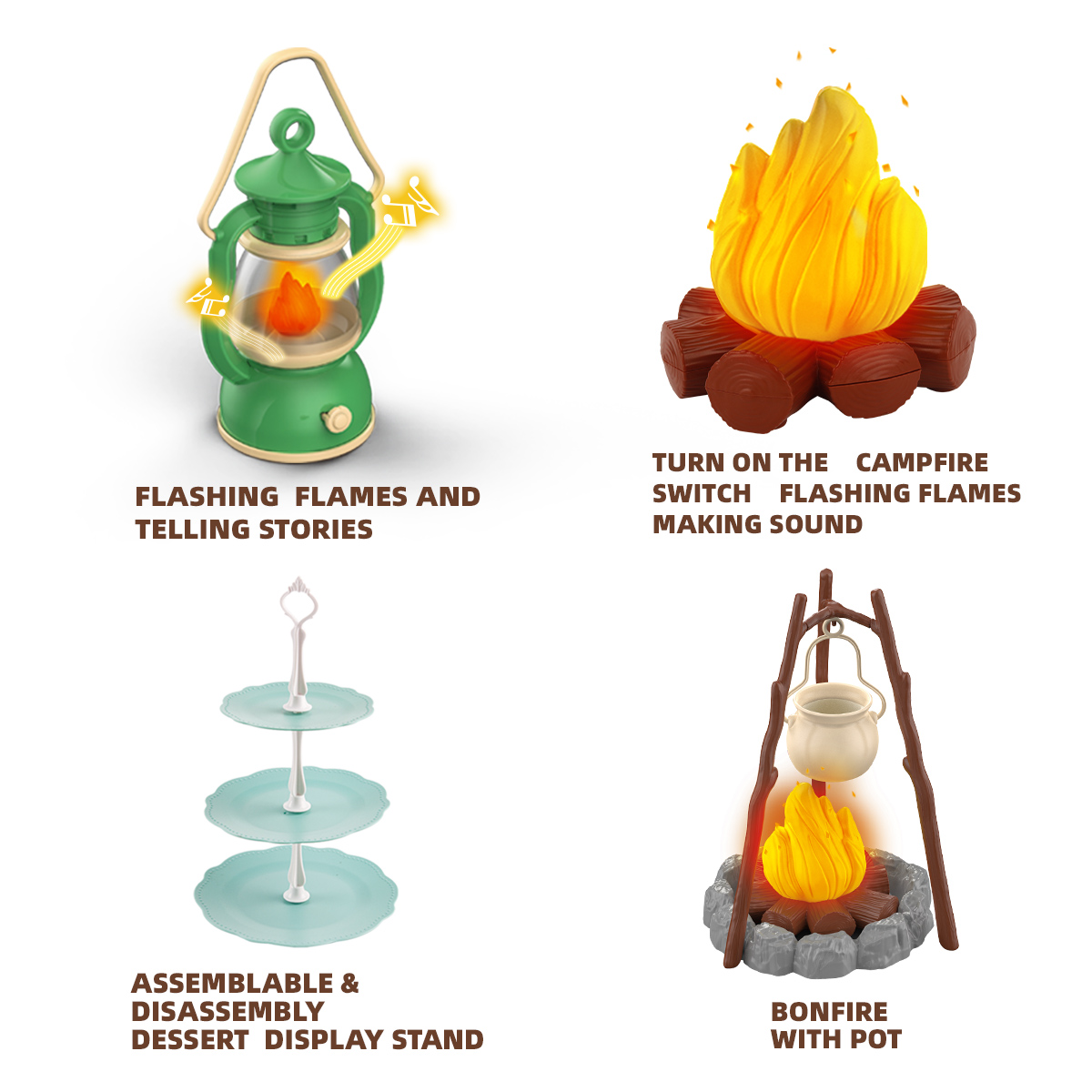 Kids Camping Set Campfire Pret - Outdoor Camping For Kids 评论和价格