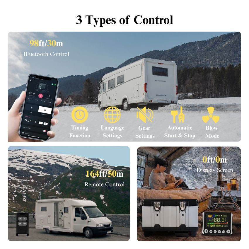 All In One 12V/24V 5KW Outdoor - Outdoor Camping Heater 评论和价格