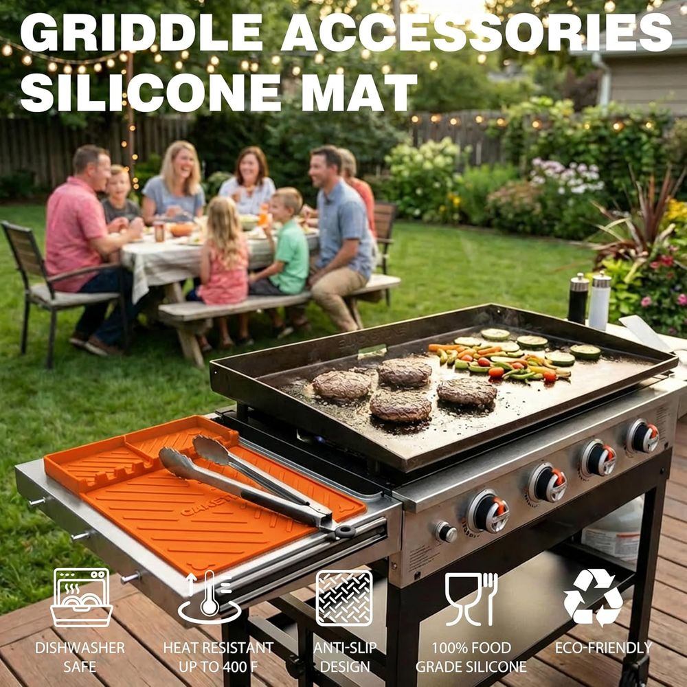 Silicone Grill Mats or Griddle - Outdoor Camping Bbq 评论和价格