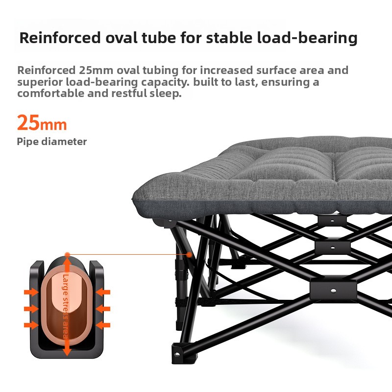 Foldable Single Bed Portable H - Outdoor Camping Recliner 评论和价格