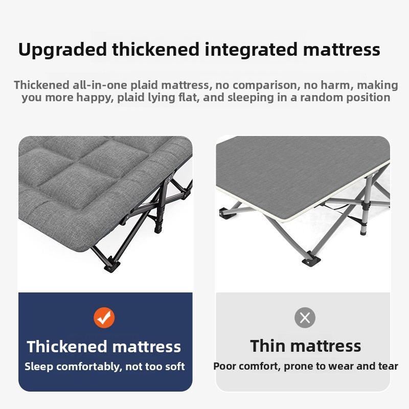 Foldable Single Bed Portable H - Outdoor Camping Recliner 评论和价格